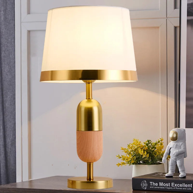 Bedside Table European Table Lamp Bedroom Study Lamp Light Luxury Creative Warm Simple Living Room Modern Led Decorative Lamp