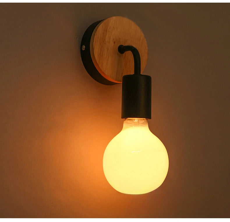 Wall Decor Lamp for Bedroom American Twine Retro Industrial Style Creative Village Restaurant Bar Aisle Wall Light