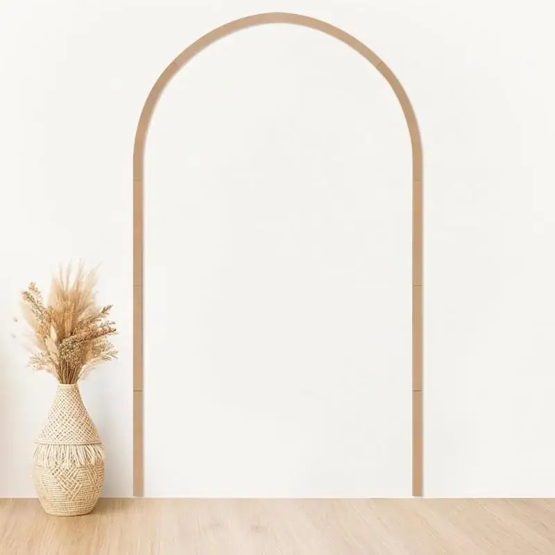 Wood Wall Arch Decor DIY Unfinished Wooden Frame Scalloped Crafts Trim Accent Furniture Molding Kids Room Nursery Decals