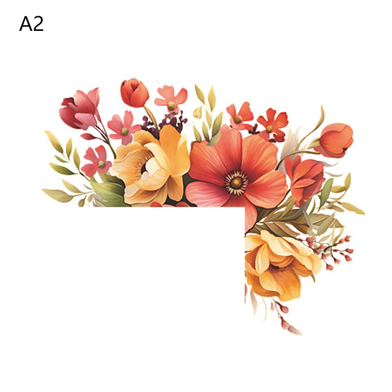 Modern Style Romantic Flower Cute Room Decor Switch Stickers For Bedroom Decoraction Room Decorations For Girls Home Funny Decor