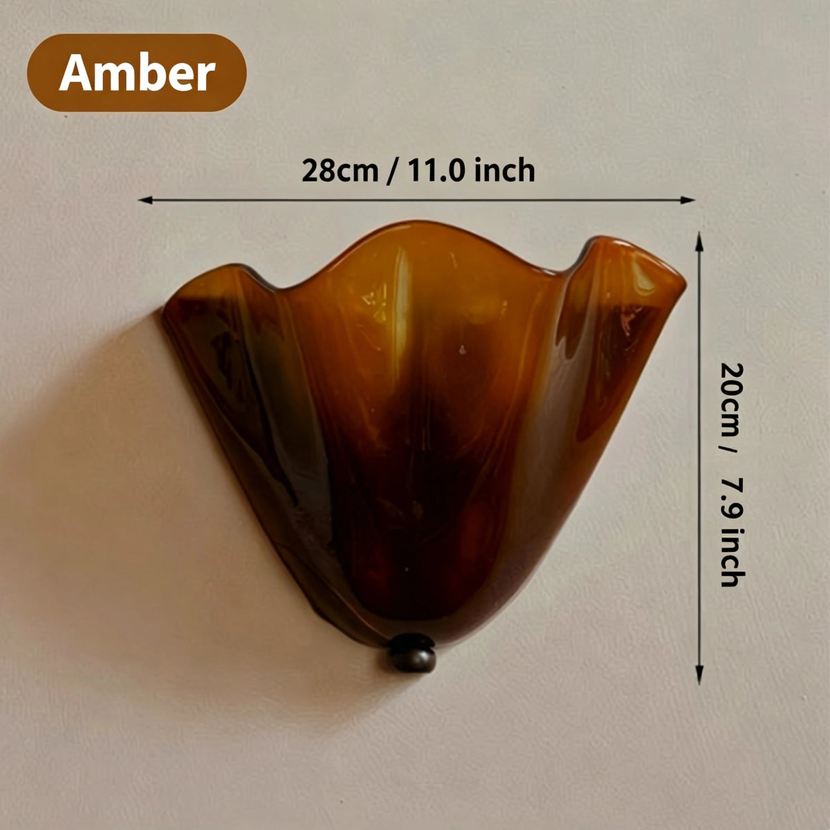 Glass Wall Lamp Retro Wall Light Art Decor Living Room Corridor Bedroom Bathroom Flower Shape Wall Sconce Home Lighting