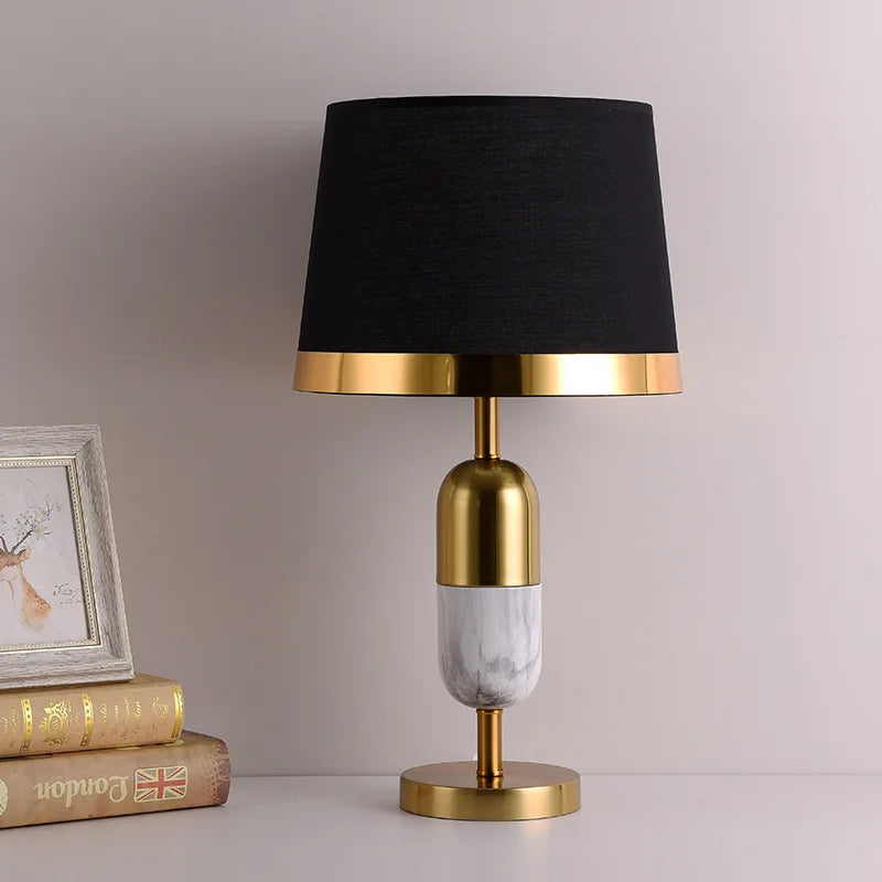 Bedside Table European Table Lamp Bedroom Study Lamp Light Luxury Creative Warm Simple Living Room Modern Led Decorative Lamp