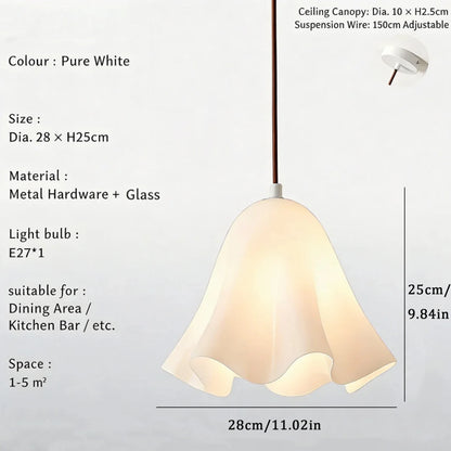 Glass Wall Lamp Retro Wall Light Art Decor Living Room Corridor Bedroom Bathroom Flower Shape Wall Sconce Home Lighting