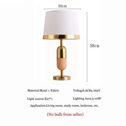Bedside Table European Table Lamp Bedroom Study Lamp Light Luxury Creative Warm Simple Living Room Modern Led Decorative Lamp
