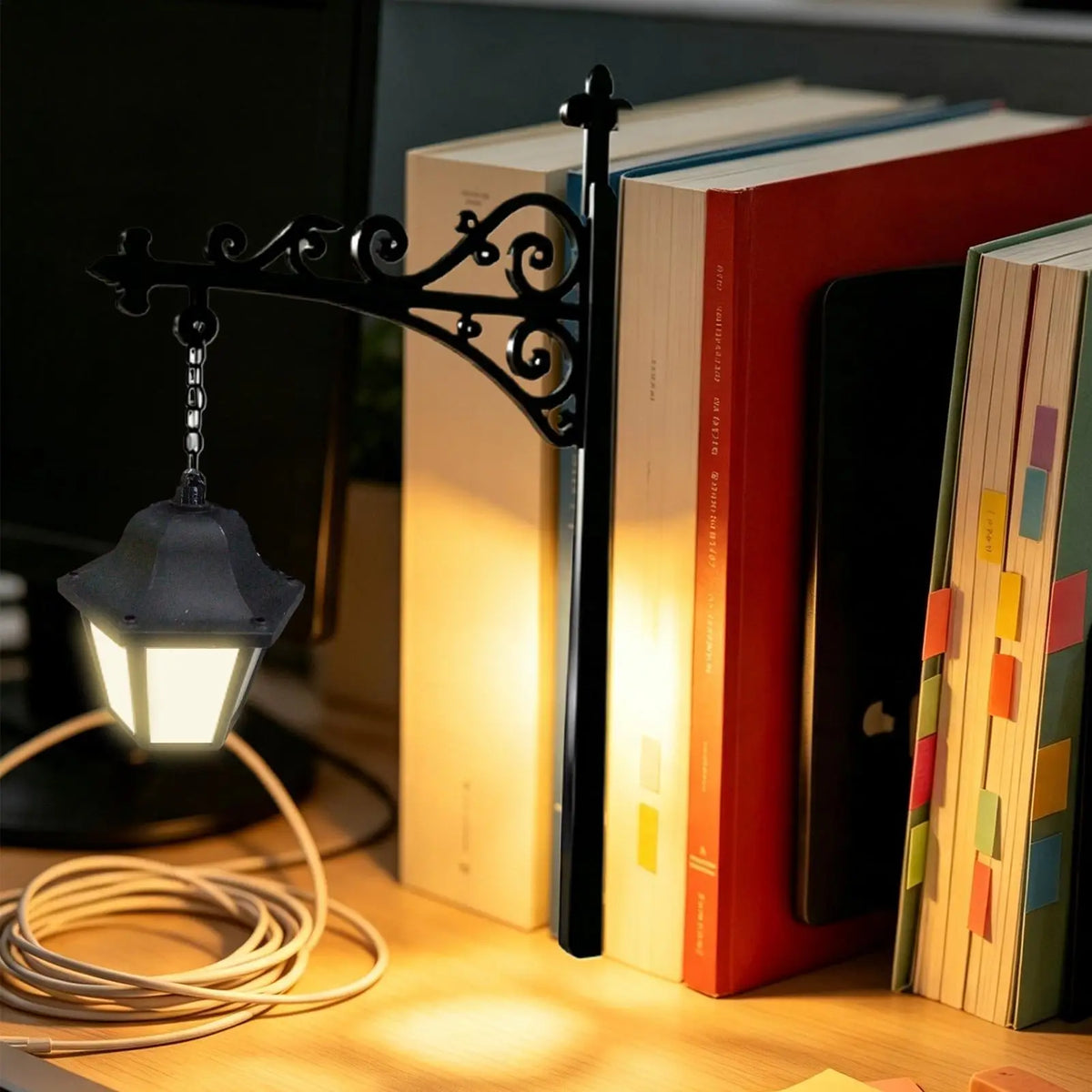 Warm Lamp Ambient Lighting Book Shelf Light Soft Glow Reading Room Decor For Home Bedroom Living Room Corner Office Dorm