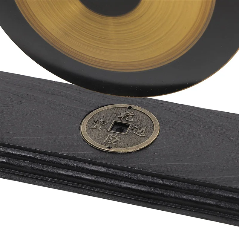 ABHT-Decorative For Home&amp; Garden Gong Feng Shui Decors Adornment Desktop Craft Chic Brass Household