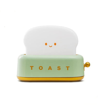 Ambient Lighting Cartoon Toaster Lamp Energy Saving Dimmable Bread Toast Table Light Portable USB Mini Table Lamp Gifts