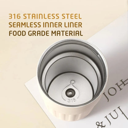 450ml Stainless Steel Smart Insulation Coffee Mug Portable keeps Cold And Heat LED Temperature Display  Leakproof Vacuum Mug