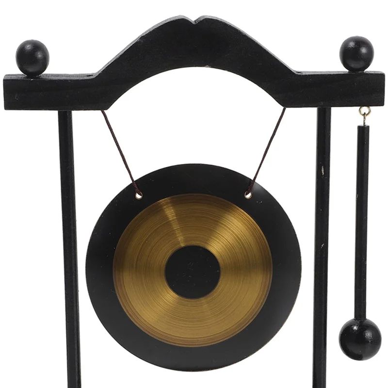 ABHT-Decorative For Home&amp; Garden Gong Feng Shui Decors Adornment Desktop Craft Chic Brass Household