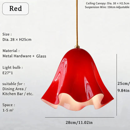 Glass Wall Lamp Retro Wall Light Art Decor Living Room Corridor Bedroom Bathroom Flower Shape Wall Sconce Home Lighting