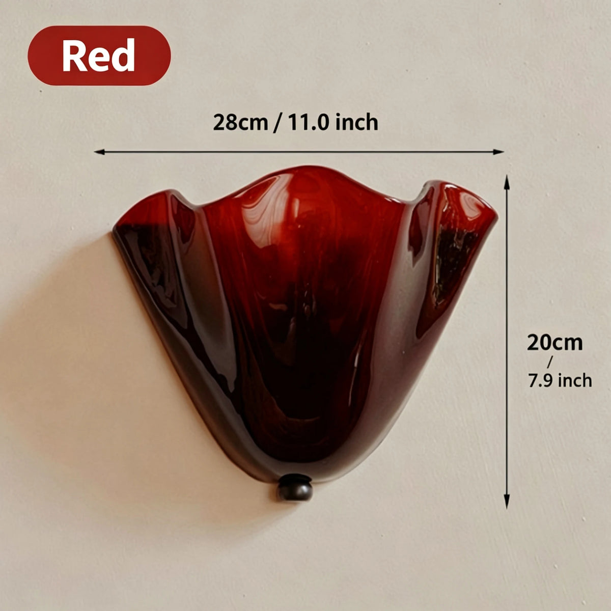 Glass Wall Lamp Retro Wall Light Art Decor Living Room Corridor Bedroom Bathroom Flower Shape Wall Sconce Home Lighting