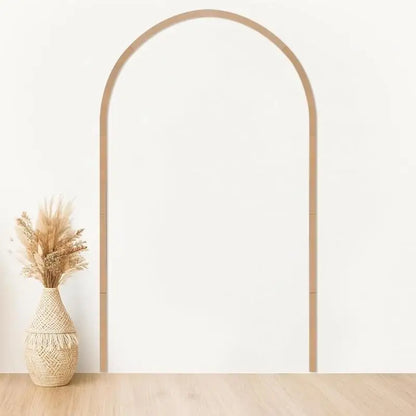 Wood Wall Arch Decor DIY Unfinished Wooden Frame Scalloped Crafts Trim Accent Furniture Molding Kids Room Nursery Decals