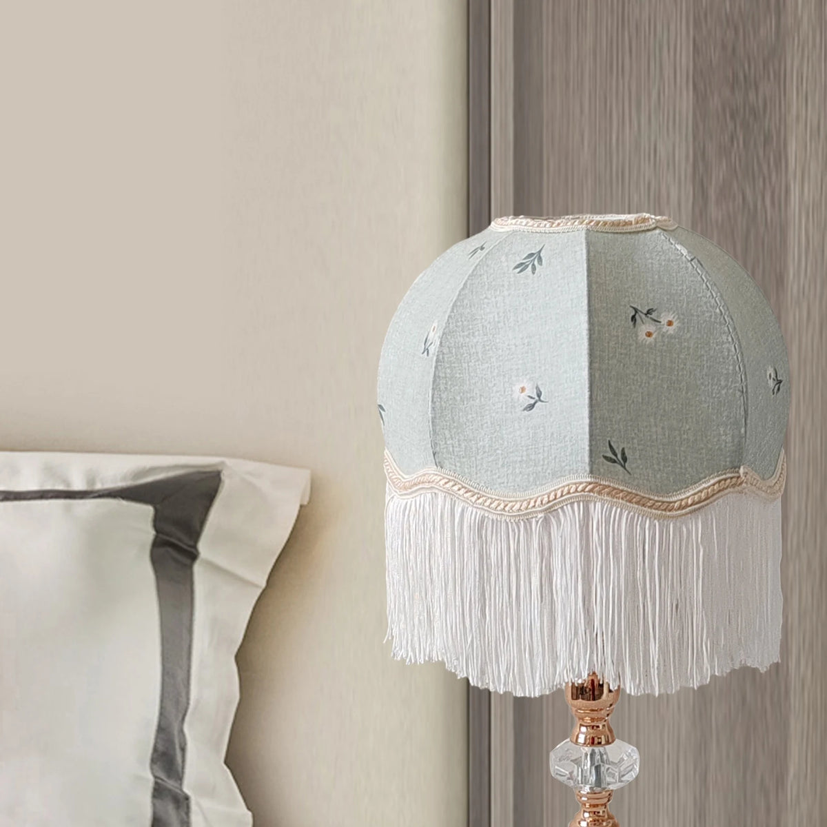 Tabletop Lamp Shade Tassel Floor Light Cover Creative Fabric Lampshade Lighting Fixture Accessories Home Decoration Modern Style