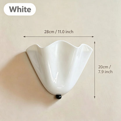 Glass Wall Lamp Retro Wall Light Art Decor Living Room Corridor Bedroom Bathroom Flower Shape Wall Sconce Home Lighting