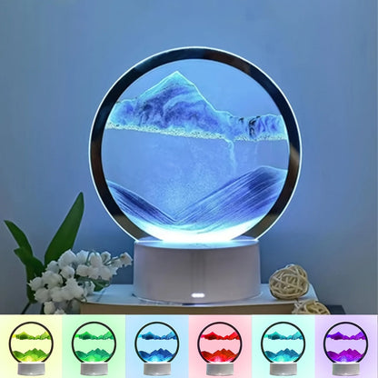 Lunar LED Night Light, Dimmable Bedroom Lamp, USB Powered Ambient Lighting for Desk, Camping, Gift, 3 Color Changing Mood Lamp