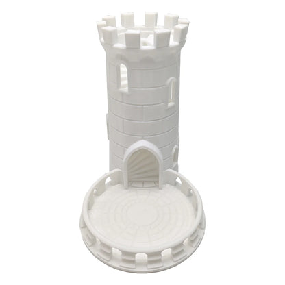 Medieval Castle Style DND Dice Rolling Tower Twister Portable Tabletop Accessory Game Tray for Role Playing Board Game Party