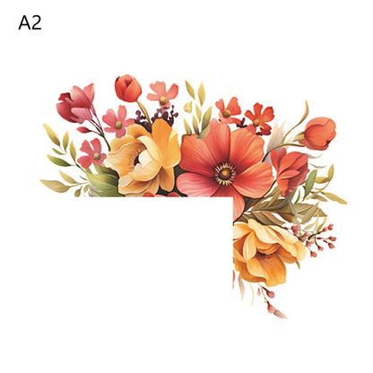 Modern Style Romantic Flower Cute Room Decor Switch Stickers For Bedroom Decoraction Room Decorations For Girls Home Funny Decor