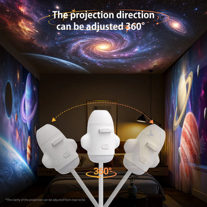 USB Ambient Light For Large Range Projection Atmosphere Multiple Scenes Adjustable Focus Distance Night Lighting Function