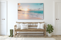 Sea & Waves Glass Wall Art, 18 × 28 in (46 × 72 cm)